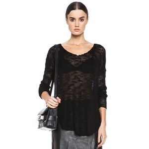 HELMUT LANG
Irregular Silk Sweater Size S (P)